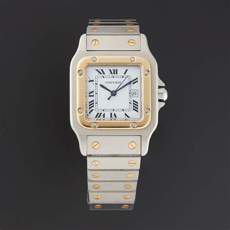 cartier santos medium pre owned